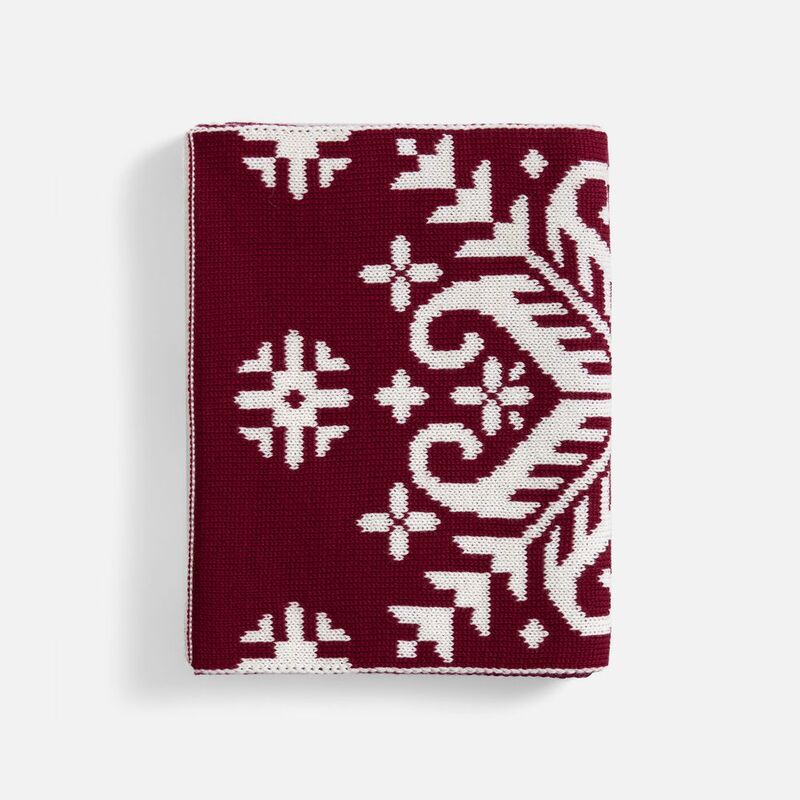 Шарф Wintertude M, красный с белым арт.21285.56