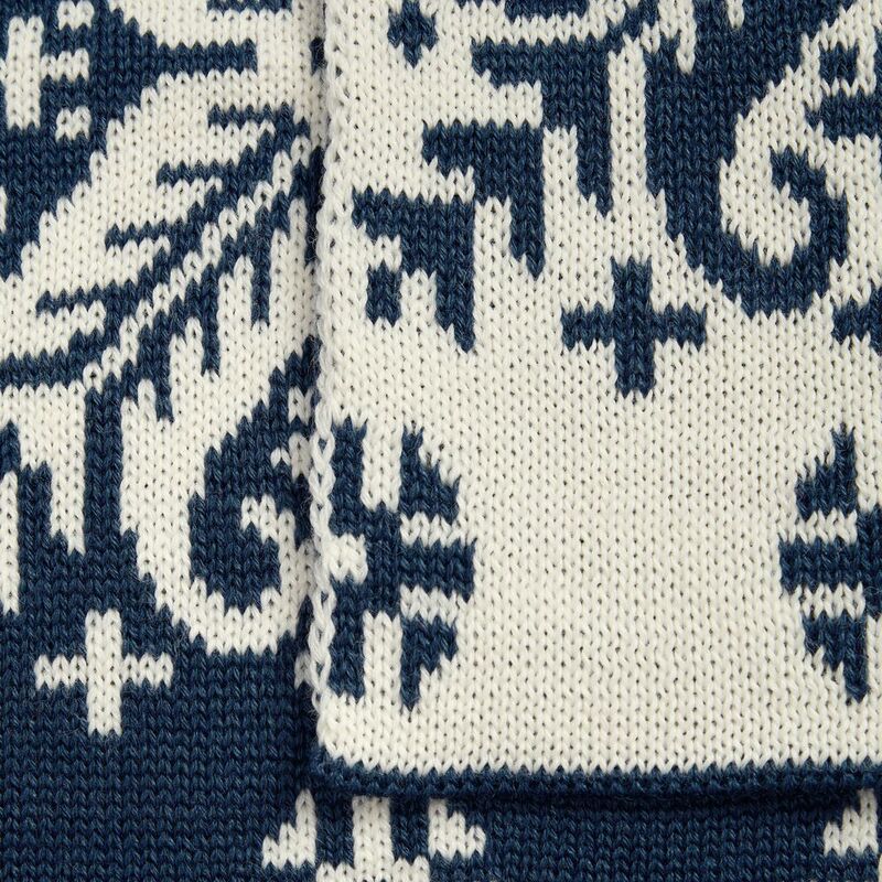 Шарф Wintertude L, синий с белым арт.21286.46