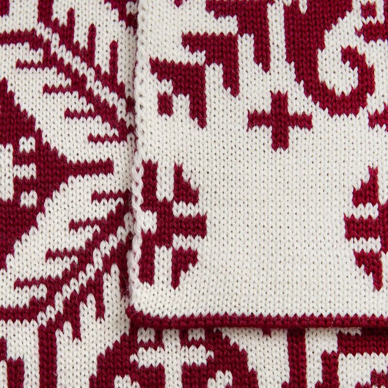 Шарф Wintertude L, красный с белым арт.21286.56