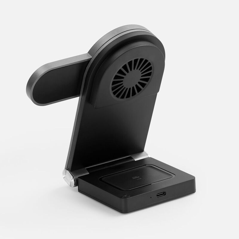 Складная станция беспроводной зарядки transForm, серый металлик арт.18393.10