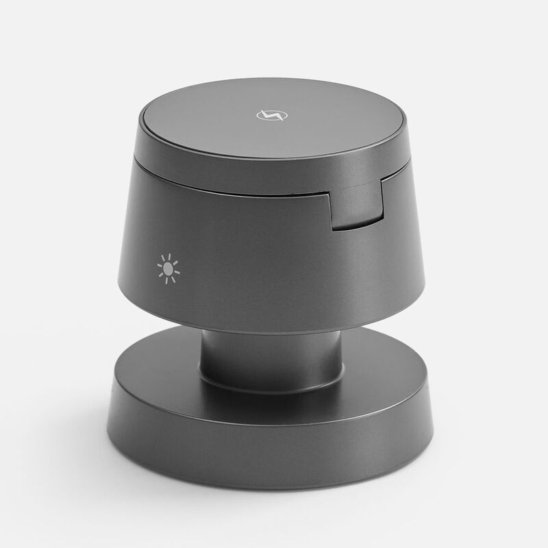 Станция беспроводной зарядки с подсветкой Lume, серая арт.18394.10