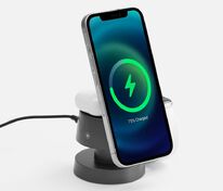 Станция беспроводной зарядки с подсветкой Lume, серая арт.18394.10