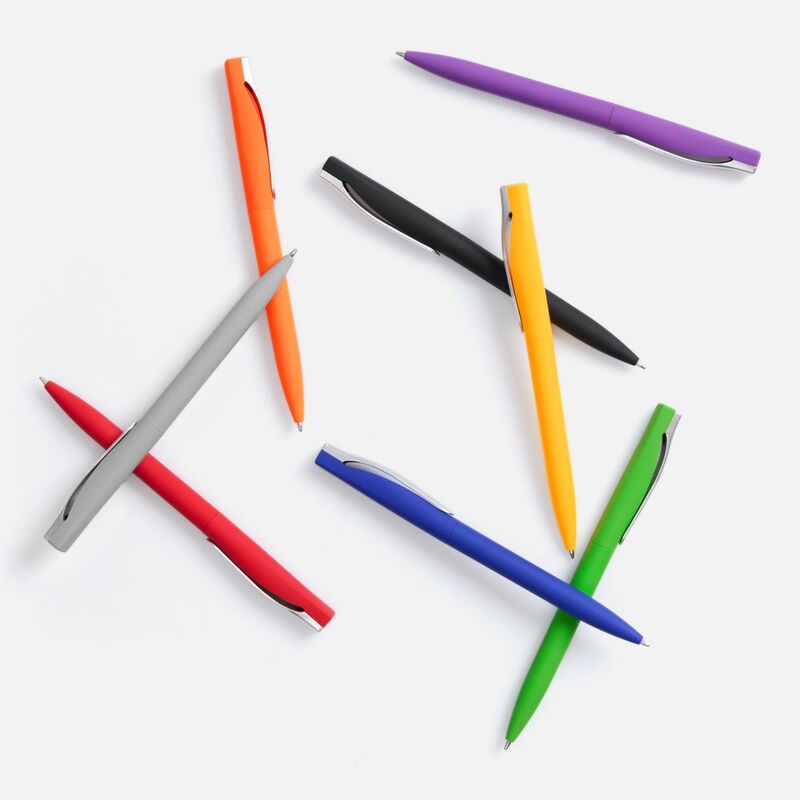 Ручка шариковая Pin Soft Touch, ver.2, фиолетовая арт.3322.71