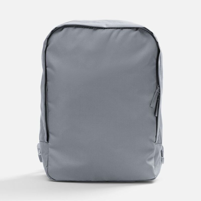 Рюкзак B2, серый с оранжевыми стропами арт.19218.11