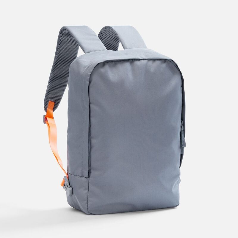 Рюкзак B2, серый с оранжевыми стропами арт.19218.11