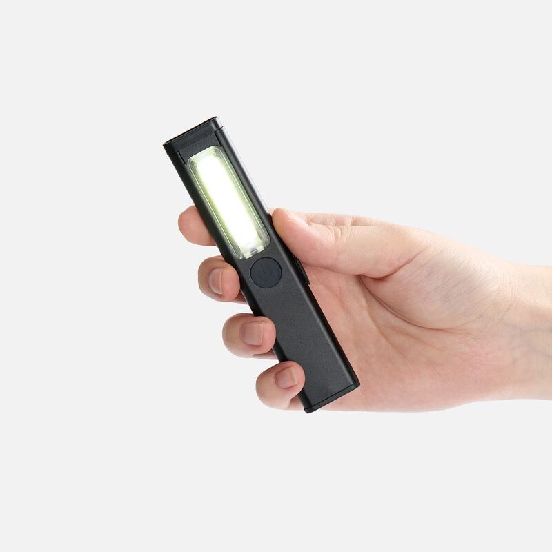 Фонарик-факел аккумуляторный Wallis, ver.2, черный арт.17728.31