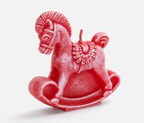 Свеча фигурная «Лошадка-качалка», красная арт.20333.50