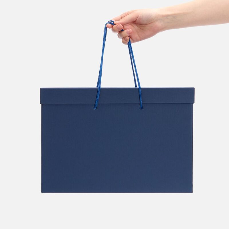 Коробка Handgrip, горизонтальная, темно-синяя арт.25013.40