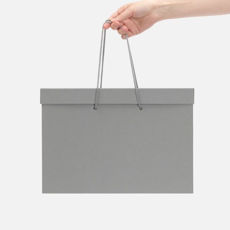 Коробка Handgrip, горизонтальная, серая арт.25013.10