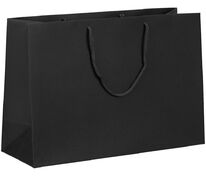 Пакет бумажный Ample Thin M, черный арт.250014.30