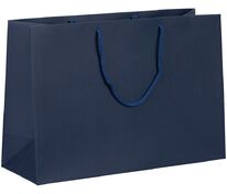 Пакет бумажный Ample Thin M, синий арт.250014.40