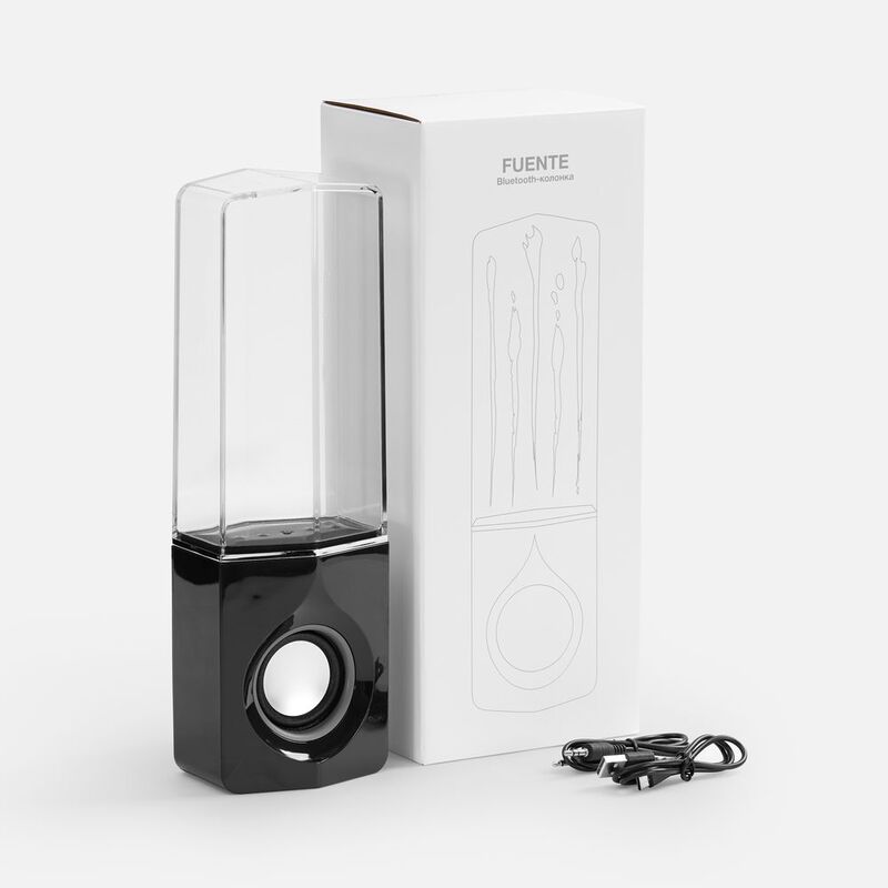 Bluetooth-колонка с поющим фонтаном Fuente, черная арт.18397.30