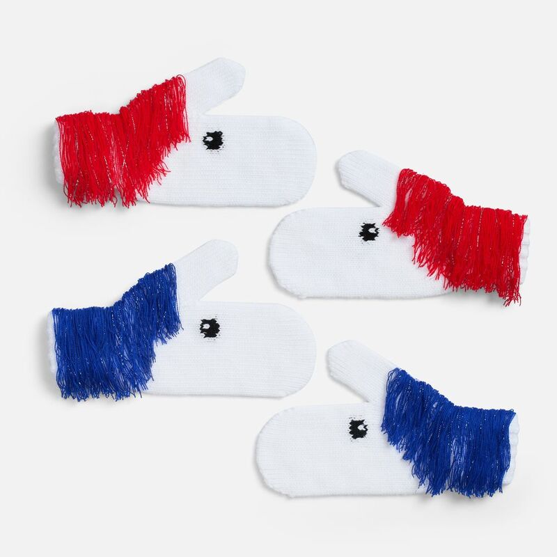 Варежки &laquo;Игогошки&raquo;, с красной гривой арт.19259.50