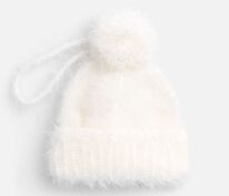 Подвеска на елку «Вьюжка», шапочка, белая арт.19260.60