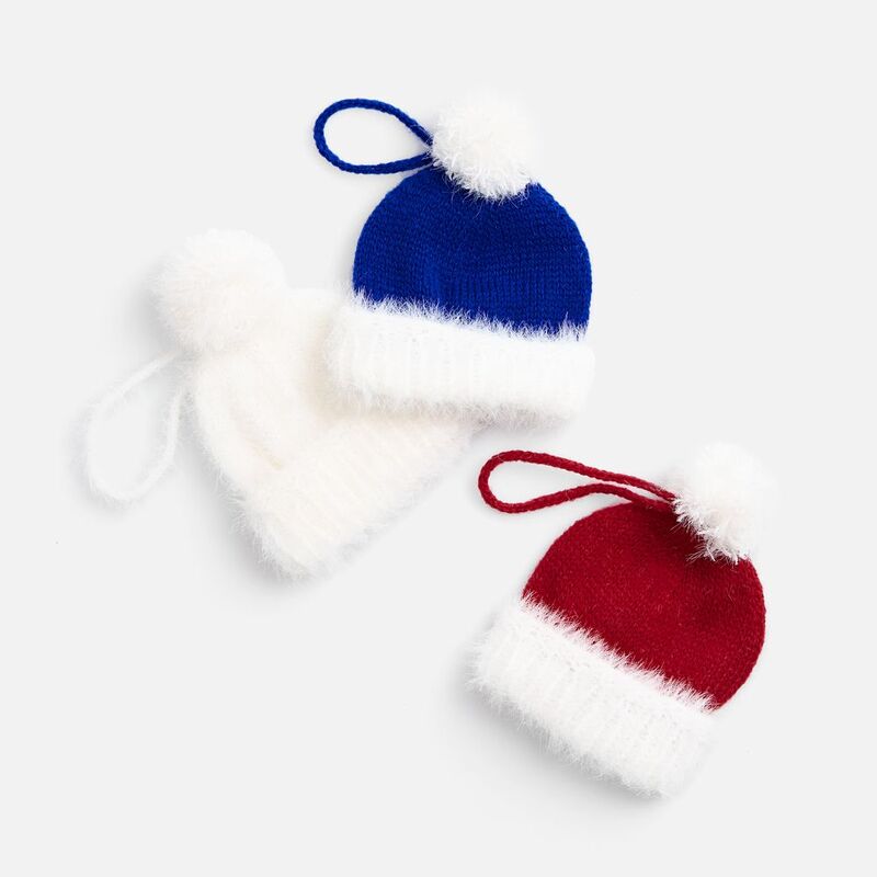 Подвеска на елку &laquo;Вьюжка&raquo;, шапочка, синяя арт.19260.40