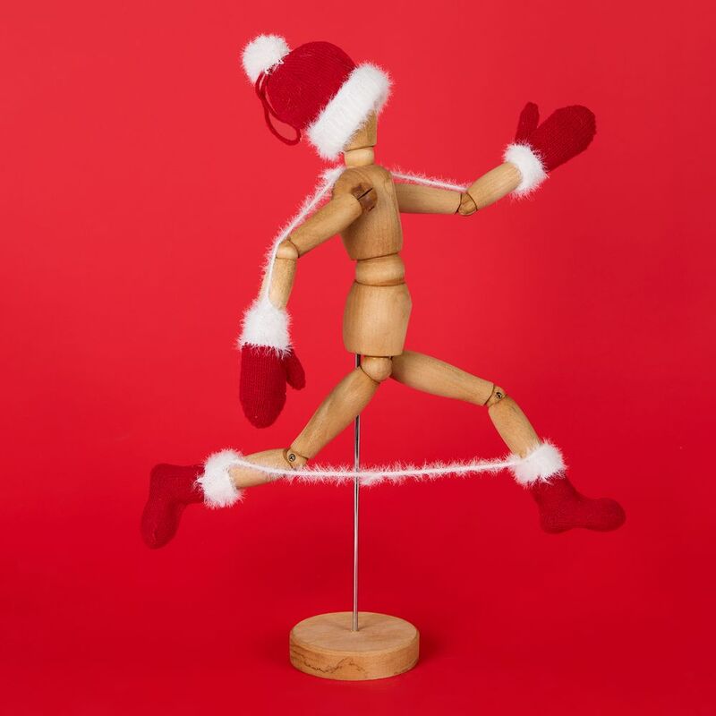 Подвеска на елку &laquo;Вьюжка&raquo;, шапочка, красная арт.19260.50