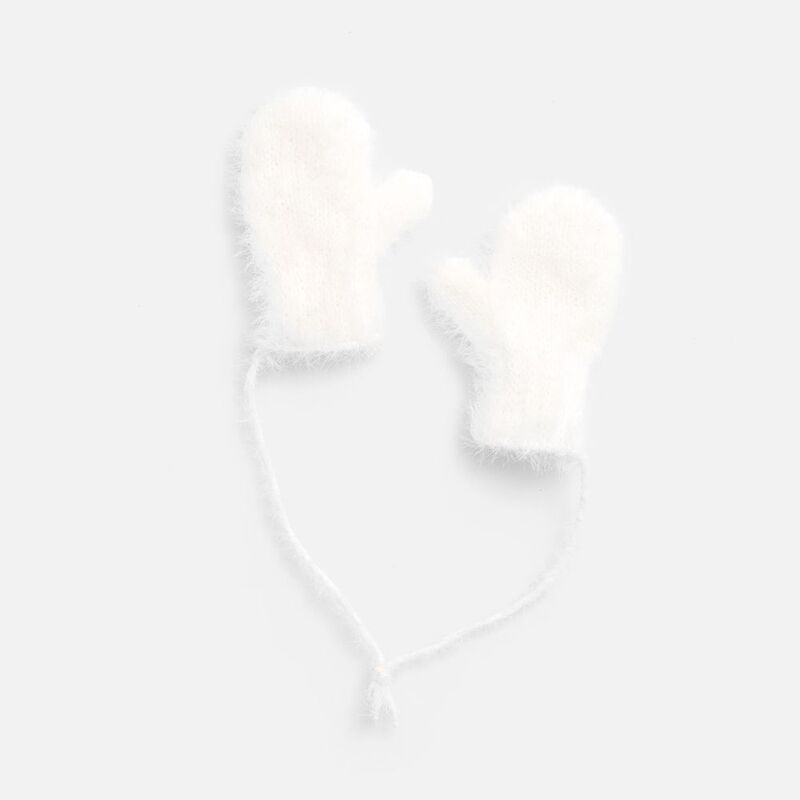 Подвеска на елку &laquo;Вьюжка&raquo;, варежки, белая арт.19261.60