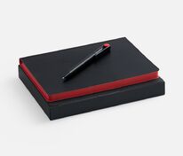 Набор Doppio, черный с красным арт.20975.53