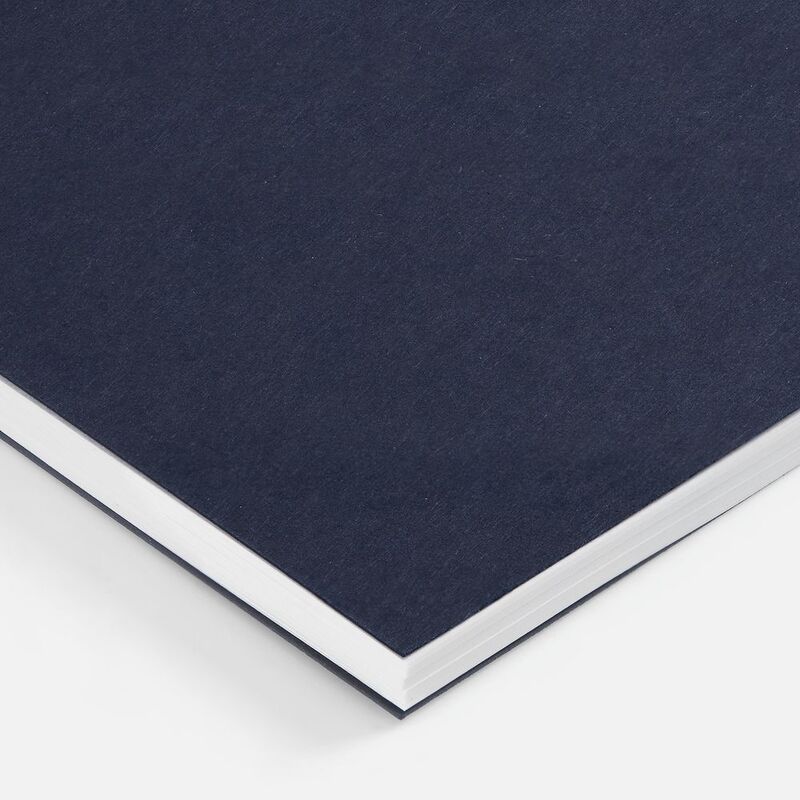 Блокнот Salvador в клетку, темно-синий арт.26068.44