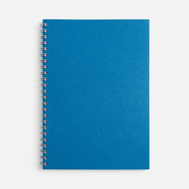 Блокнот Salvador в клетку, синий ver.2 арт.26068.41