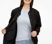 Бомбер унисекс AtmosWear, черный арт.20190.30