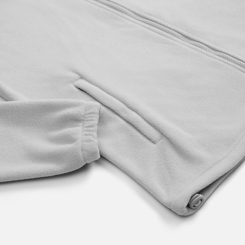 Куртка флисовая унисекс Nebo, светло-серая арт.20444.10