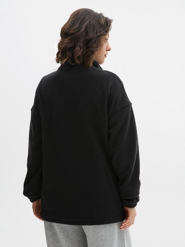 Куртка флисовая унисекс Nebo, черная арт.20444.30