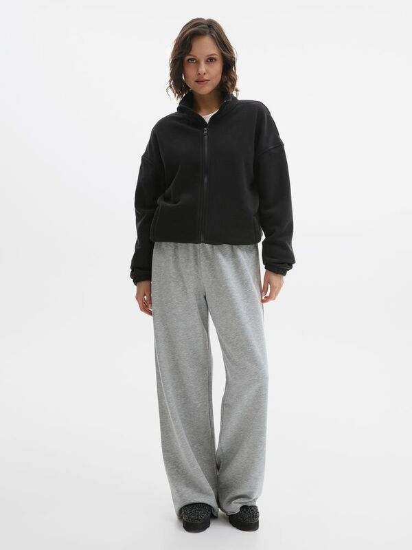 Куртка флисовая унисекс Nebo, черная арт.20444.30