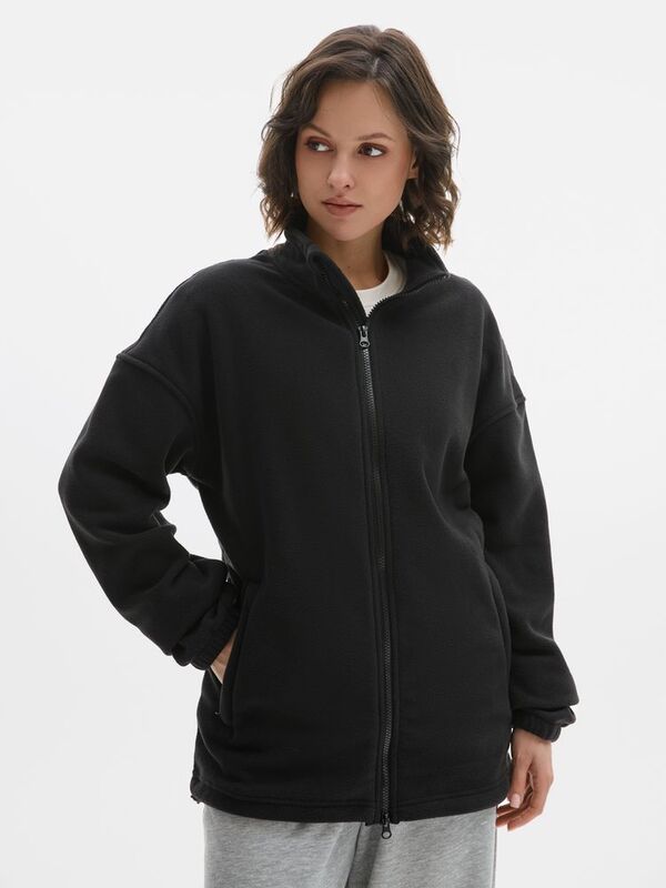 Куртка флисовая унисекс Nebo, черная арт.20444.30