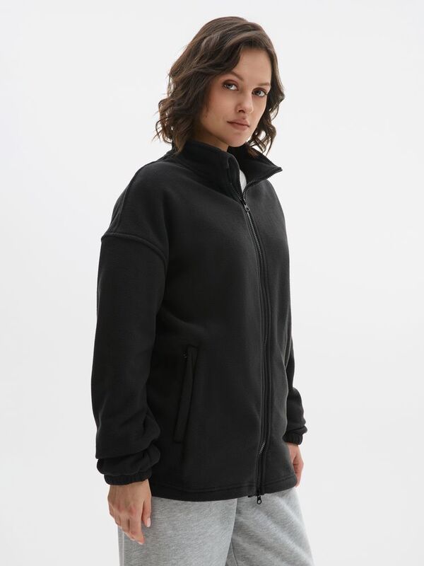 Куртка флисовая унисекс Nebo, черная арт.20444.30