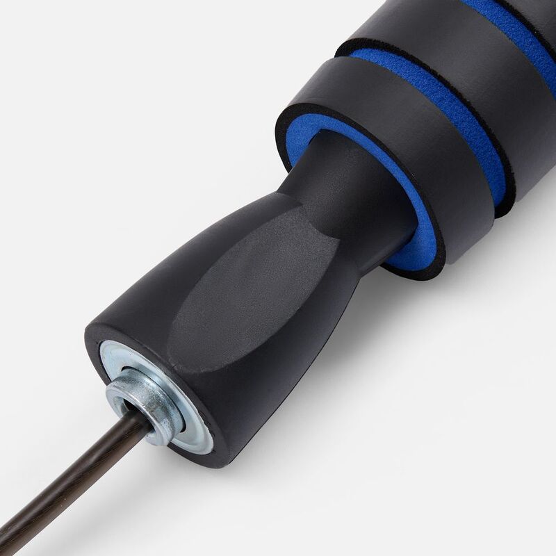 Беспроводная скакалка Silentino, черная с синим арт.18458.34