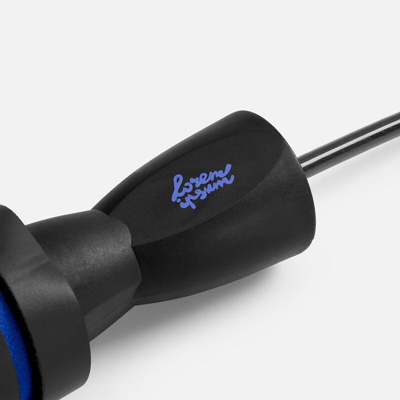 Беспроводная скакалка Silentino, черная с синим арт.18458.34