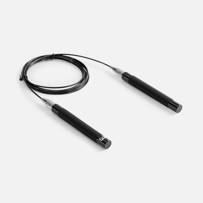 Скоростная скакалка Profi Comfi, черная арт.18459.30