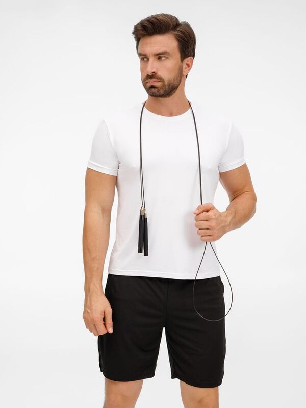 Скоростная скакалка Profi Comfi, черная арт.18459.30