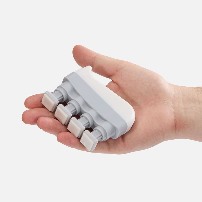 Эспандер кистевой FingerTap, серый с белым арт.19226.16