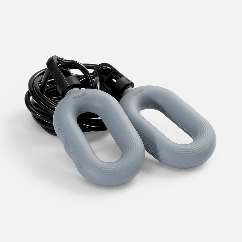 Мультифункциональная скакалка с эспандером Multi McFly, серая арт.19228.10