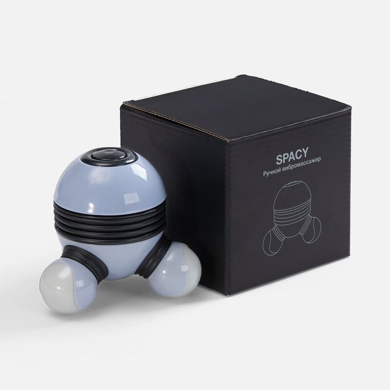 Ручной вибромассажер Spacy, серый с черным арт.22061.13