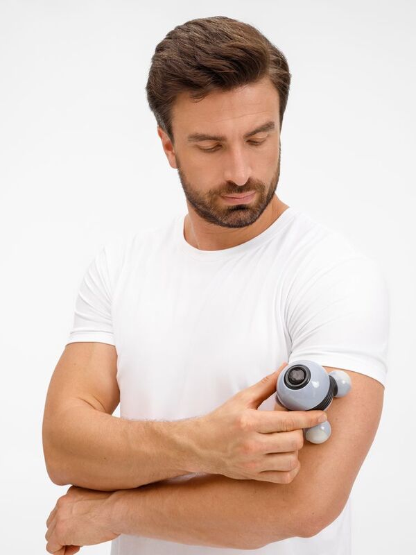 Ручной вибромассажер Spacy, серый с черным арт.22061.13