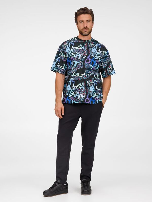 Футболка из бифлекса Morfiss с полной запечаткой на заказ арт.22087.00