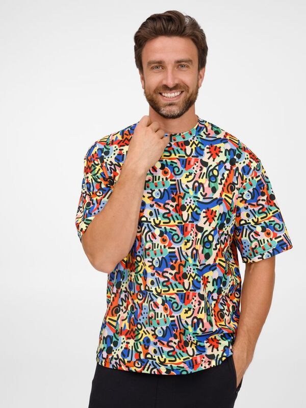 Футболка из бифлекса Morfiss с полной запечаткой на заказ арт.22087.00