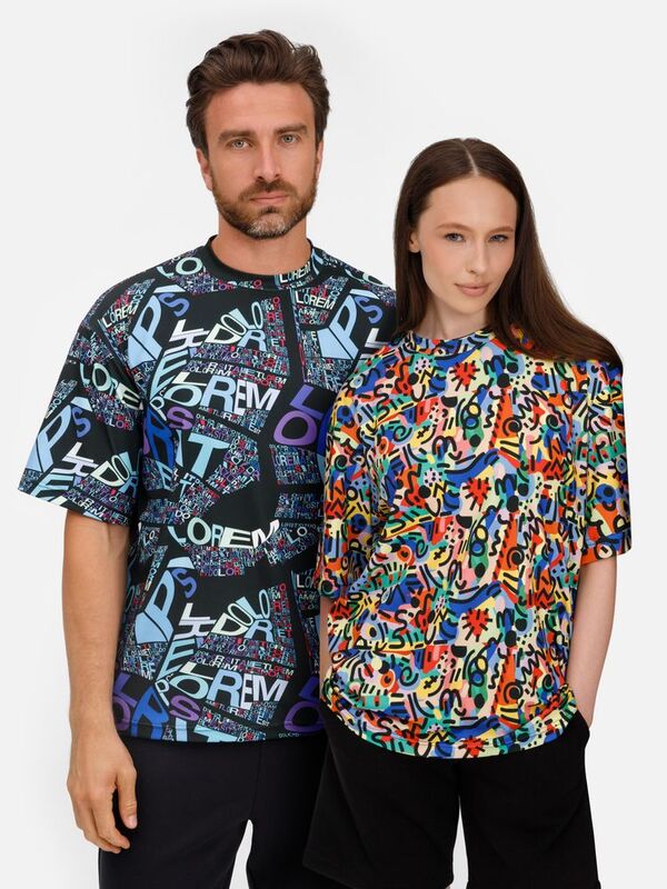 Футболка из бифлекса Morfiss с полной запечаткой на заказ арт.22087.00