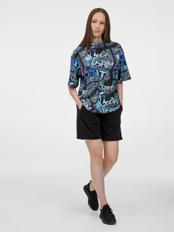 Футболка из бифлекса Morfiss с полной запечаткой на заказ арт.22087.00