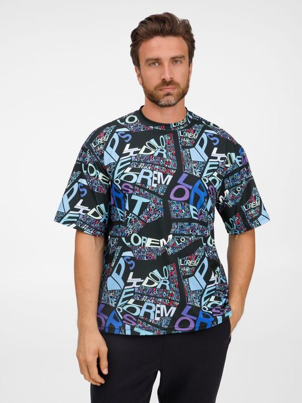 Футболка из бифлекса Morfiss с полной запечаткой на заказ арт.22087.00