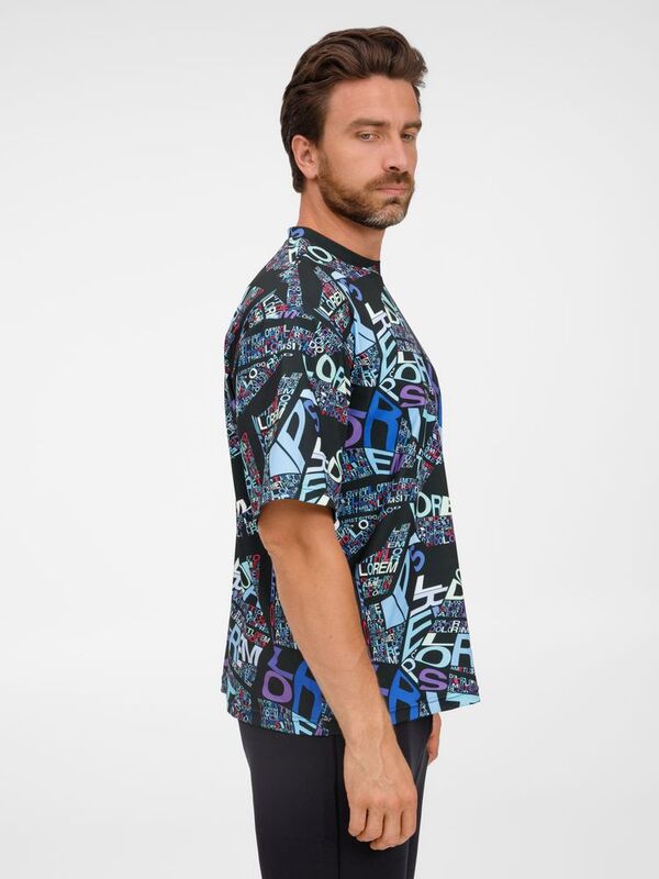 Футболка из бифлекса Morfiss с полной запечаткой на заказ арт.22087.00