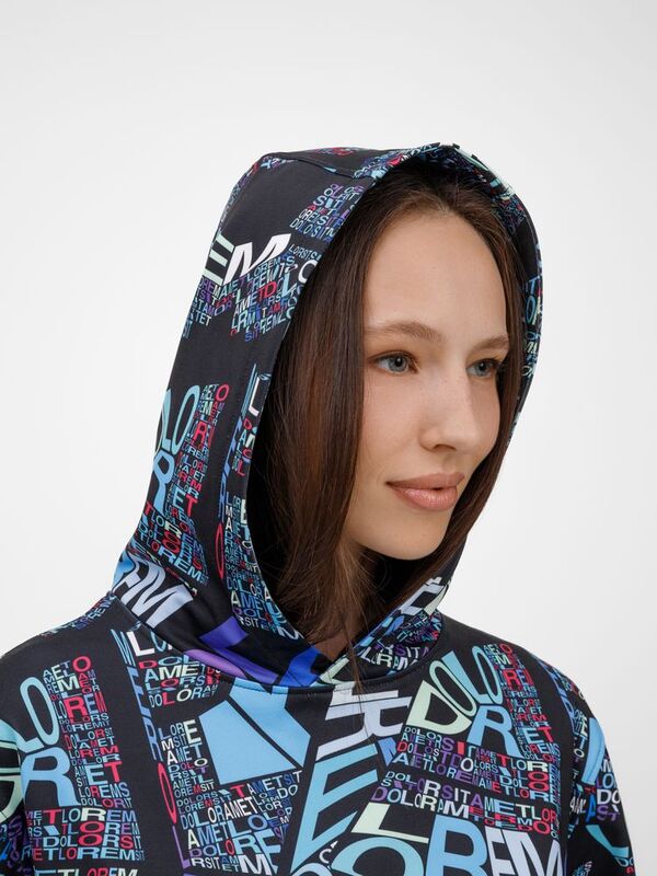 Худи унисекс Morfiss с полной запечаткой на заказ арт.22088.00