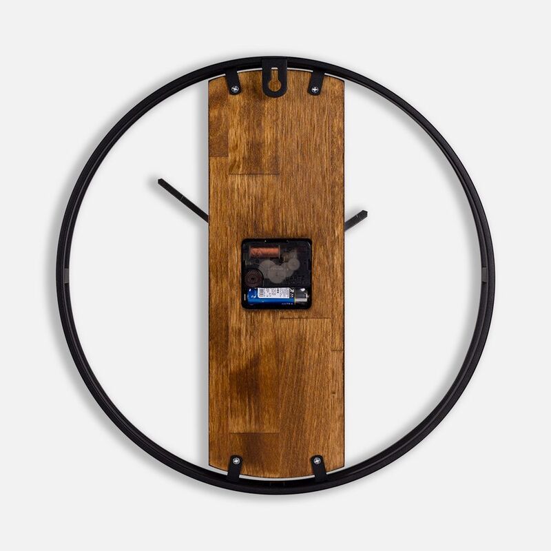 Часы Woodix, черные с коричневым арт.19229.35