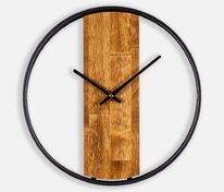 Часы Woodix, черные с коричневым арт.19229.35