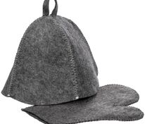 Набор для бани Heat Off, ver.2, серый арт.20442.10