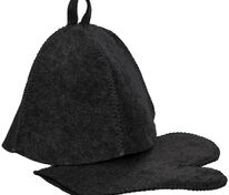 Набор для бани Heat Off, ver.2, черный арт.20442.30