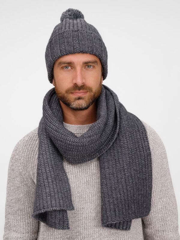 Шапка Frissonelle, серый меланж арт.19922.28